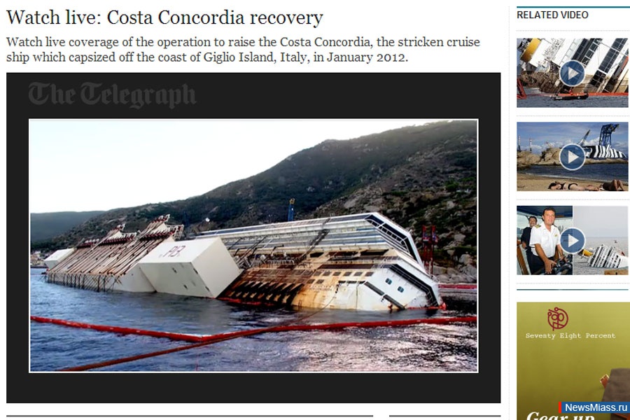  -.          "Costa Concordia"      
